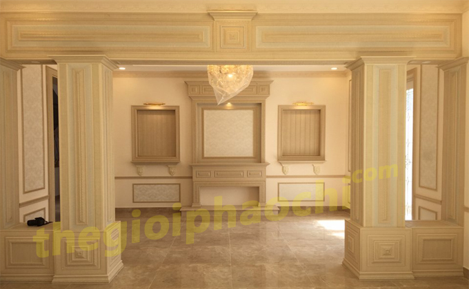 Thi Công Phào Chỉ Nhựa Biệt Thự Hải Vương Quận 2